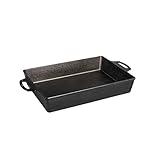 Lodge 9"x13" Cast Iron Casserole, Black