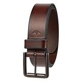 Dockers Men's Everyday Casual Belt-Regular and Big & Tall Sizing, Brown, 38