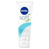 NIVEA Soft All-Purpose Moisturizing Cream (75 mL), Everyday Moisturizer and Hand Cream for Use After Hand Sanitizer or Hand Soap Light and Non-Greasy Formula