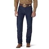 Wrangler Men's 13MWZ Cowboy Cut Original Fit Jean, Rigid Indigo, 34W x 32L