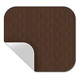 RMS Washable & Reusable Incontinence Chair Pad, Seat Protector & Bed Pad (Brown)