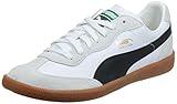 PUMA Mens Super Liga OG Sneaker, PUMA Mens White-PUMA Mens Black-PUMA Mens Team Gold, 12