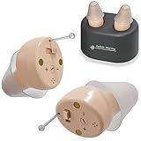 Audien ATOM Rechargeable Hearing Amplifier to Aid and Assist Hearing, Premium Comfort Design and Nearly Invisible