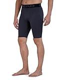 HEAD Men's Compression Shorts - Lightweight Athletic Base Layer for Enhanced Performance and Comfort - Extra Large, Ebony