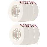 Amazon Basics Matte Finish Tape, 6 Pack, 2.1 x 0.75 inch, Translucent