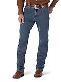 Wrangler Men's Premium Performance Advanced Comfort Cowboy Cut Reg Jean, Mid Tint, 34W x 32L