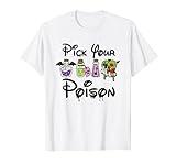 Pick Your Poison Happy Halloween Day Party Spooky Funny T-Shirt