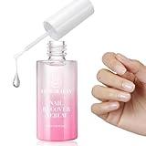 AZUREBEAUTY Nail Strengthener and Growth Building Recover Serum, Manicure Prep Cleaner Repair Growth Nails Treatment for Thin and Damaged