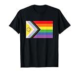 Progressive Pride Flag Intersex Inclusive LGBTQIA Equality T-Shirt