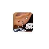 4th of July Earrings for Women Outfits Accessories, Fourth of July Deals Independence Day Patriotic Dress Shirts, USA American Flag Red White Blue Hoop Stud Jacket Jewelry