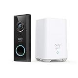 Eufy Security, Wireless Video Doorbell (Battery-Powered) with 2K HD, No Monthly Fee, On-Device AI for Human Detection, 2-Way Audio, Simple Self-Installation (Renewed)