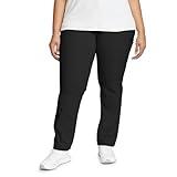 Eddie Bauer Women's Rainier Pant, Black, 8