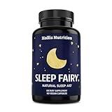 Sleep Fairy Natural Sleep Aid | Melatonin 10mg, L-Theanine, 5-HTP, Valerian Root, GABA, Magnesium, Chamomile | Herbal Sleeping Pills | Non-Habit Forming Sleep Supplement | Vegan Capsules | Non-GMO