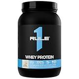 Rule 1 Whey Protein – 24g Fast-Acting Protein from All-Whey Sources with Naturally Occurring EAAs & BCAAs for Workout Recovery or Anytime Use (2 Pounds*, Vanilla Ice Cream)