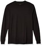 Soffe mens Mj Soffe Men's Long-sleeve Cotton T-shirt fashion t shirts, Black, XX-Large US