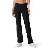 Jockey Women's Activewear Cotton Stretch Slim Bootleg Pant, Black, L