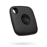 Tile Mate (2022) 1-Pack, Black. Bluetooth Tracker, Keys Finder and Item Locator; Up to 250 ft. Range. Up to 3 Year Battery. Water-Resistant. Phone Finder. iOS and Android Compatible