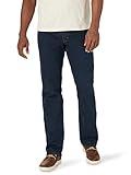 Wrangler Authentics Men's Big & Tall Regular Fit Comfort Flex Waist Jean, Dark Indigo, 44W x 30L