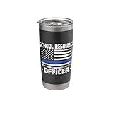 School Resource Officer SRO US Flag Stainless Steel Insulated Tumbler