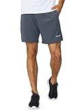 baleaf Men's 5" Running Athletic Shorts Zipper Pocket for Workout Gym Sports Lightweight Quick Dry Gray Size M