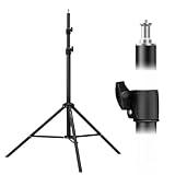 K&F CONCEPT Light Stand for Photography, 9.1ft/2.8M Portable Extendable Photo Video Tripod Stand, Heavy Duty Light Stand Lighting Tripod with 1/4" Screw for Strobe Light/Webcams/Cameras/Softbox