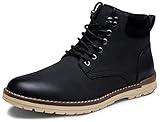 Vostey Men's Hiking Boots Waterproof Casual Chukka Boots for Men(BMY670B Black 11)