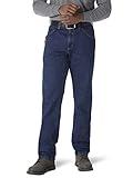 Wrangler Riggs Workwear mens Relaxed Fit Five Pocket jeans, Antique Indigo, 36W x 34L US