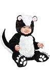 SUIT YOURSELF Little Stinker Skunk Costume for Babies, Size 6-12 Months, with Soft Jumpsuit, Hood, Tail and Booties