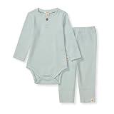 Burt's Bees Baby Unisex Baby Bodysuit & Pant Set, 100% Organic Cotton