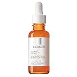 La Roche-Posay Pure 10% Vitamin C Serum For Face With Hyaluronic Acid & Salicylic Acid, Hydrating & Brightening Serum, Boost Radiance & Reduce Wrinkles, Paraben Free, Stocking Stuffers