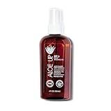 Aloe Up Light Tanning Oil With SPF 6 Sunscreen - Body and Face Tanning for Outdoor Sun - With Pure Aloe Vera Oil and Natural Oils - Absorbs Quickly - Reef Friendly - Fresh Tropical Scent - 4 Oz