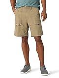 Wrangler Authentics Men's Canvas Utility Hiker Short, Nutmeg, 34