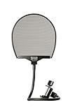 512 Audio by Warm Audio 512-POP Professional Metal Pop Filter w Gooseneck Clamp