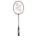 YONEX Muscle Power 29 Carbon Graphite Strung Badminton Racket with Full Racket Cover (Black/White) | for Intermediate Players | 85 Grams | Maximum String Tension - 30lbs