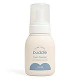 Buddle Clean Cheeks Foam Cleanser No-Rinse Baby Cleansing for Sensitive Skin, Paraben & Fragrance-Free, Pediatrician & Dermatologist Tested, 6.7oz