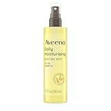 Aveeno Daily Moisturizing Dry Body Oil Mist with Oat and Jojoba Oil for Dry, Rough Sensitive Skin, Nourishing & Hypoallergenic Body Spray, Paraben-, Silicone- & Phthalate-Free, 6.7 fl. oz