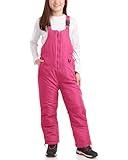 Arctic Hero Kids' Snow Bib – Unisex Boys' and Girls' Insulated Waterproof Snow Pants Ski/Snowboard Overalls (2T-18), Size 8-10, Fuchsia