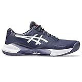 ASICS Men's Gel-Challenger 14 Tennis Shoes, 10, Indigo Fog/White