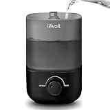 LEVOIT Classic 160 Top-Fill Ultrasonic Cool Mist Humidifier, Super Easy to Fill and Clean, Quiet Operation for Bedroom Home Baby & Plants, Auto Shut-off for Safety, 360° Rotating Nozzle, 2.5L, Black