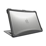 Brenthaven 360 Laptop Case Fits ONLY MacBook Air 13.6 inch M4 | M3 | M2 (2022-2024) Durable Rugged Lightweight Drop Tested Computer Cover Protection for Kids Students School and Office Supplies Gray
