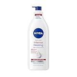 NIVEA Intense Healing Body Lotion for Very Dry, Itchy Skin with Glycerin, Provitamin B5 and Niacinamide, 72-Hour Body Moisturizer, 16.9 Fl Oz Pump Bottle