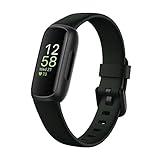 Fitbit Inspire 3 Health &-Fitness-Tracker with Stress Management, Workout Intensity, Sleep Tracking, 24/7 Heart Rate and more, Midnight Zen/Black One Size (S & L Bands Included)