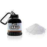 Sports Chalk (On-The-Go) by Arlu Fitness Tech - Gym Chalk, Rock Climbing Chalk, Gymnastics Chalk. Portable, Easy to use and Easy to Refill Container. Less Mess, Premium Grade Chalk with no fillers