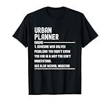 Urban Planner Definition Shirts Funny Job Title T-Shirt