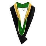 Endea Graduation Bachelors Hood for Science, Mathematics, Political Science, College Degrees - University Academic Regalia (Gold/Green/Gold)