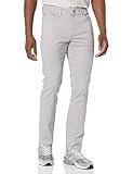 Amazon Essentials Men's Slim-Fit 5-Pocket Stretch Twill Pant, Light Grey, 34W x 32L