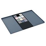 URMONA Waterproof Silicone Under Sink Mat 31'' x 22'' Shelf Liner for Kitchen and Bathroom, Cabinet and Counter Protector, Storage and Organizers, Litter Mat, Pet Cat Puppy Essentials(Dark Grey)