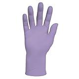 Kimberly-Clark Lavender Nitrile Exam Gloves (52820), Thin Mil, 2.8 Mil, Ambidextrous, 9.5”, XL, 230 / Box