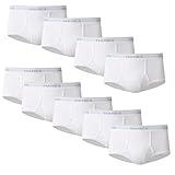 Hanes Men Hanes Men's Tagless White Briefs with ComfortFlex Waistband-Multiple Packs Available (Pack of 9)