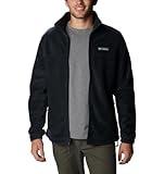 Columbia Men's Steens Mountain 2.0 Full Zip Fleece Jacket, Black, Small